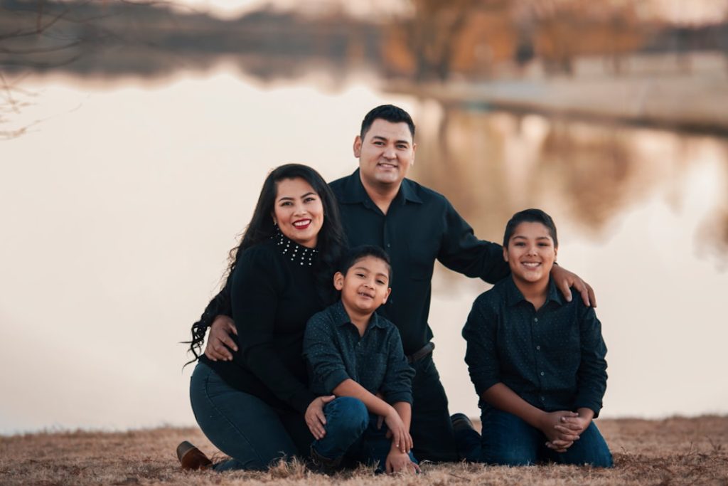 Photo Smiling family